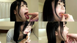 With premium version! Akari Minase&#39;s maniac oral observation and oral fetish play! [Mouth fetish] [Swallowing]