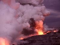 SD版 ハワイ・プウオオ火口の大溶岩流VOL-1 1998年10月